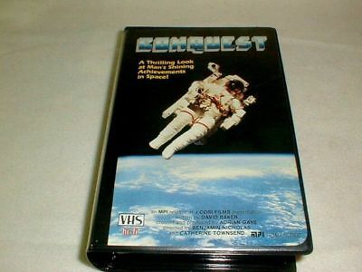 Nasa space conquest thrilling look mans achievement space 1985 VHS 2 tapes clams