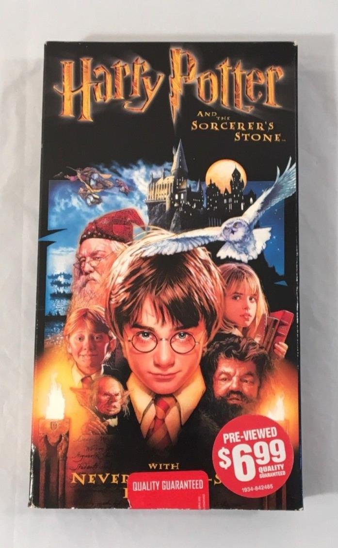 Harry Potter and the Sorcerer's Stone - VHS - 2002 Warner Home Movie