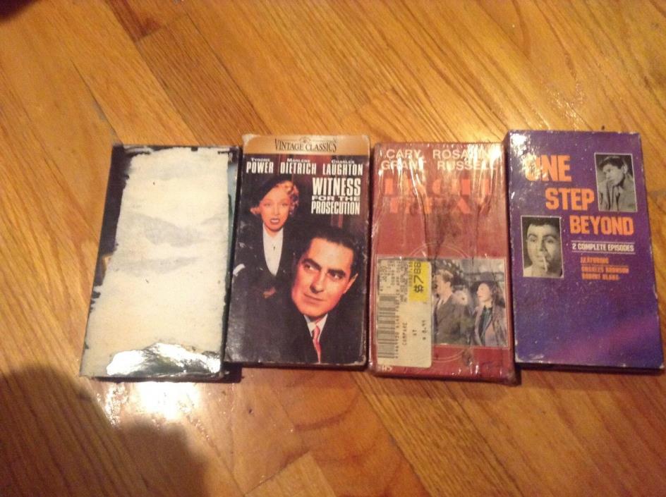 Lot of 4  VHS Movie clasics