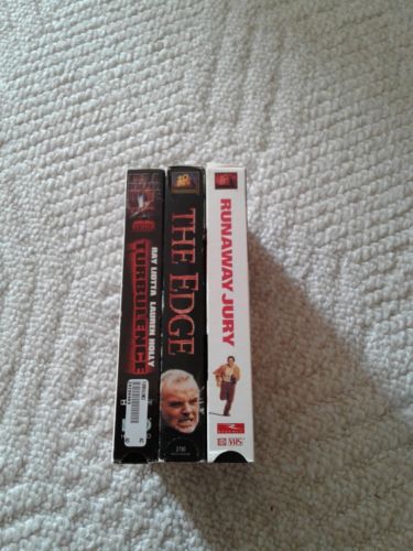 Drama Action Vhs Lot. Turbulence. The Edge. Runaway Jury.