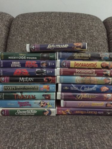 Disney VHS tapes Lot of 17