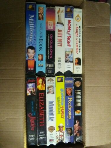 Lot of 12 VHS Classics