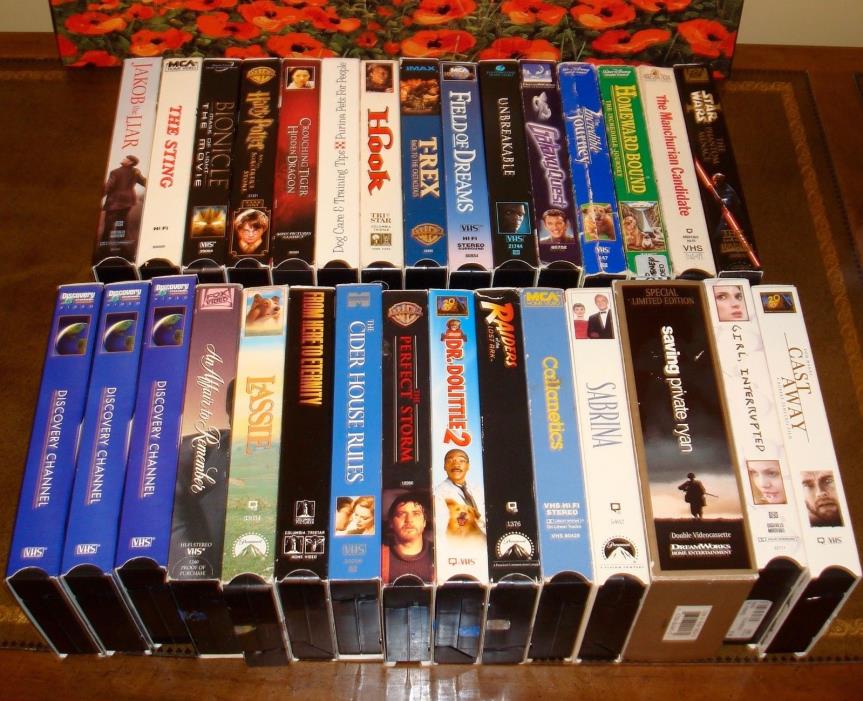 VHS Tapes LOT OF 29