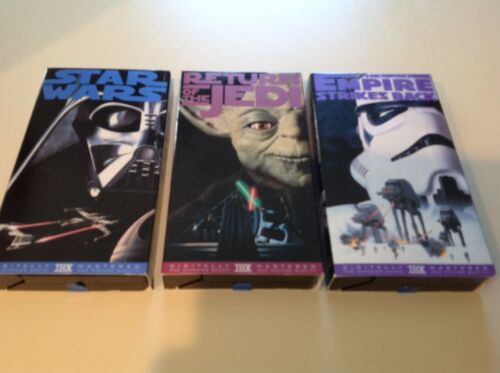 Star Wars VHS.  Lot Of 3