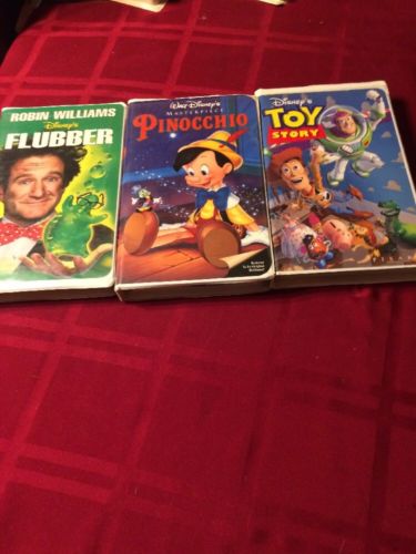 Lot Of (3) Walt Disney Home Video VHS Tapes