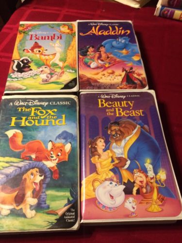 Lot Of (4) Walt Disney The Classics VHS Tapes