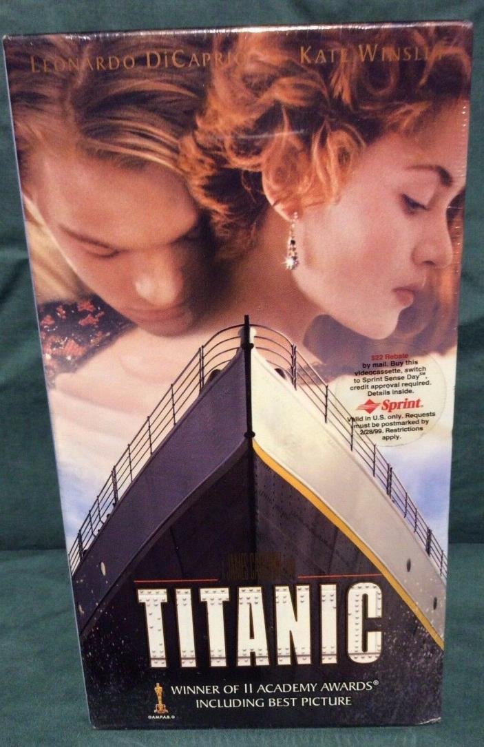 VHS - Titanic - 2 Tapes - SEALED