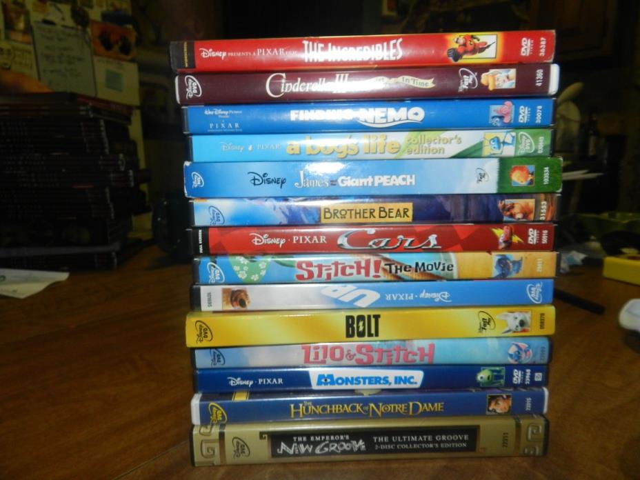 Lot of 14 Disney Movies