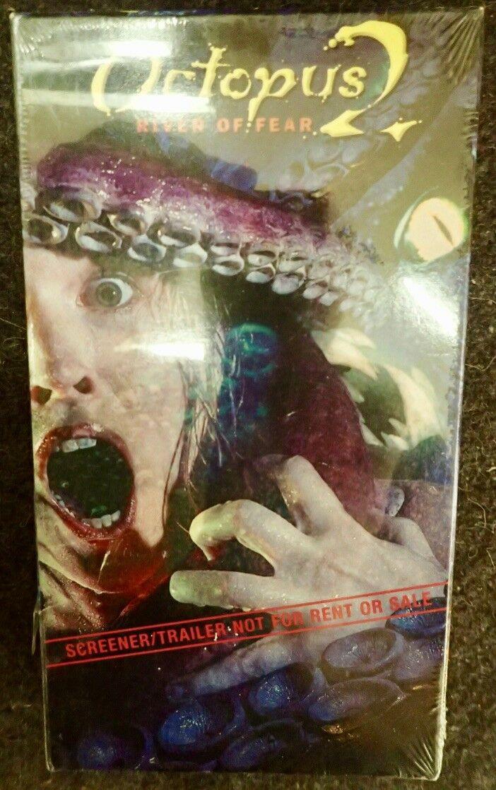 very rare VHS movie Screener/Trailer tape OCTOPUS II- Horror Sci-Fy