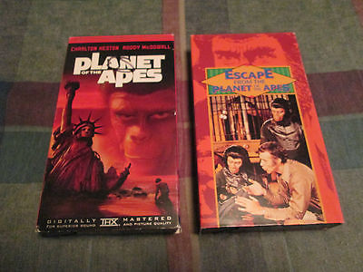 PLANET OF THE APES (30th Anniversary) & ESCAPE FROM THE PLANET OF THE APES VHS