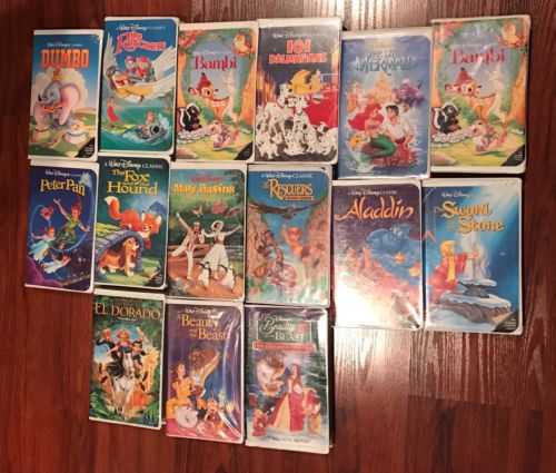 Lot Of 15 Disney Classic Diamond Collection  VHS Tapes