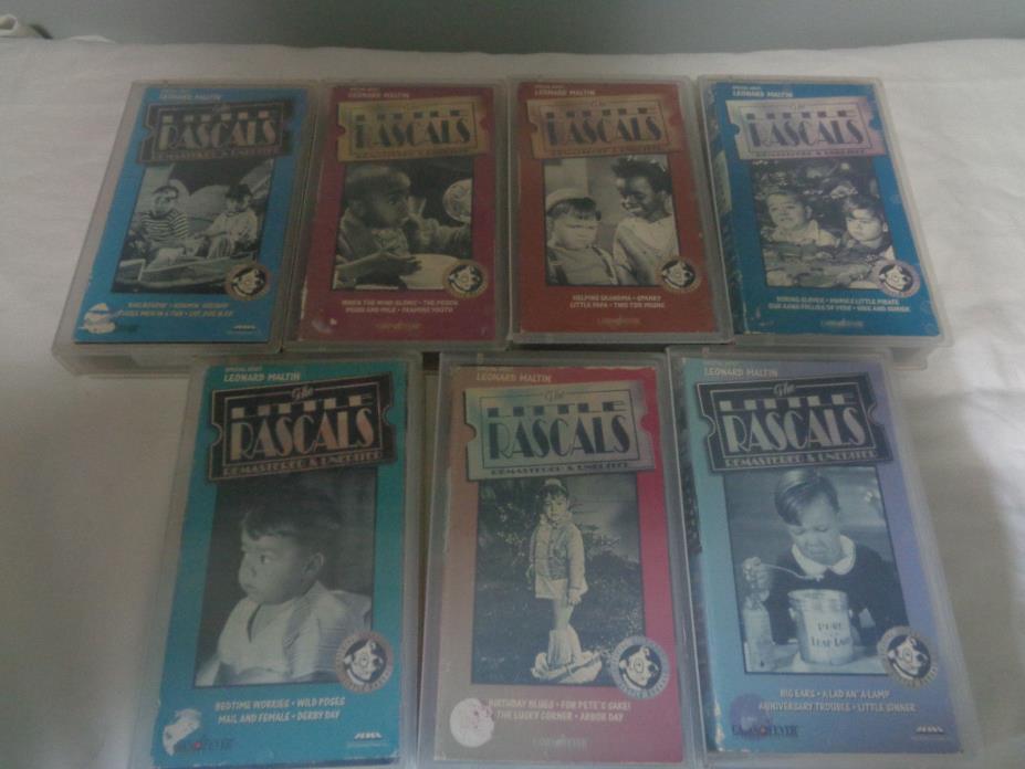 Cabin Fever - The Little Rascals VHS - Remastered & Unedited - Lot of 7