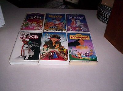Lot of 15 VHS kids movies