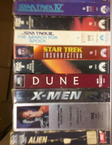 30 VHS Movies Mix Lot#3-Sci-Fi Thrillers