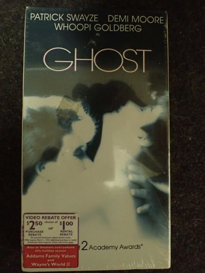 vintage VHS movie tape GHOST, 1993 Original - sealed Goldberg, Moore, Swayze