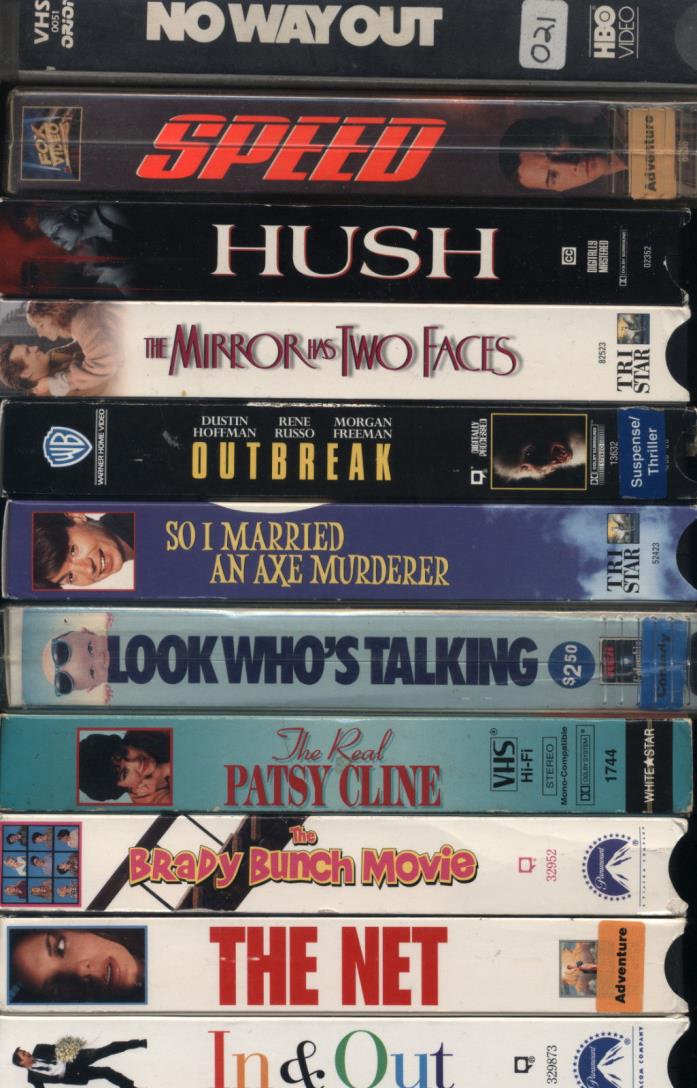 5 POUNDS Of Assorted Mixed VHS VIDEO TAPES Lot
