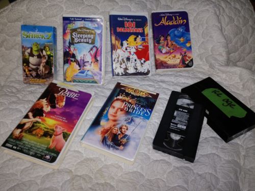 7 Disney VHS Tapes Lot