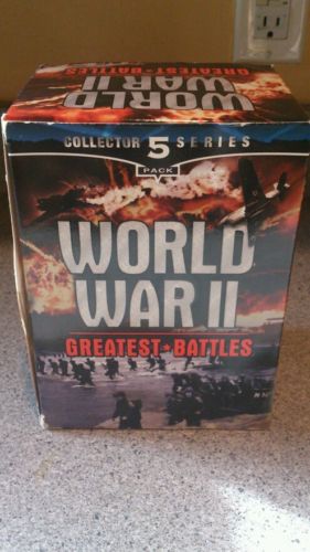 World War 2 Greatest Battles collector series 5 vhs by Good Times home video