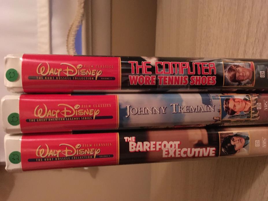 3 VHS Tapes 