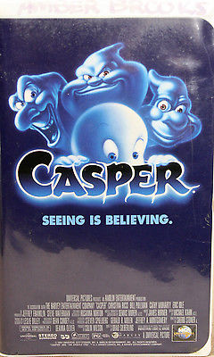 CASPER THE GHOST VHS VIDEO SEEING IS BELIEVING *CHRISTINA RICCI BILL PULLMAN
