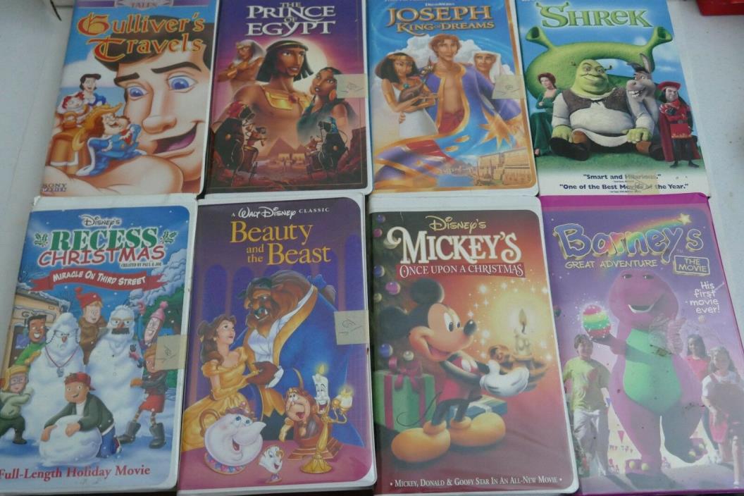 Lot 23 VHS Children's/Family Movies Disney Warner Bros Marvel Sony Dreamworks