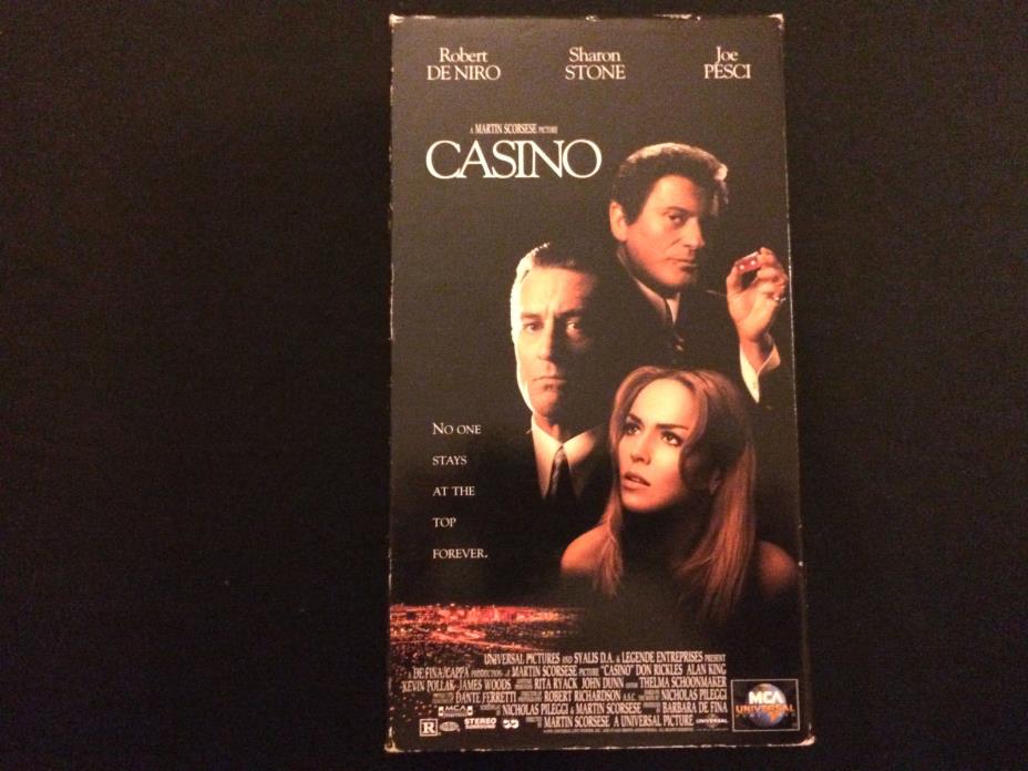 CASINO (VHS) Robert DeNiro Sharon Stone Joe Pesci
