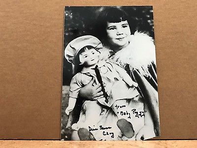 ACTRESS DIANA SERRA CARY SIGNED 4X6 PHOTO   1A