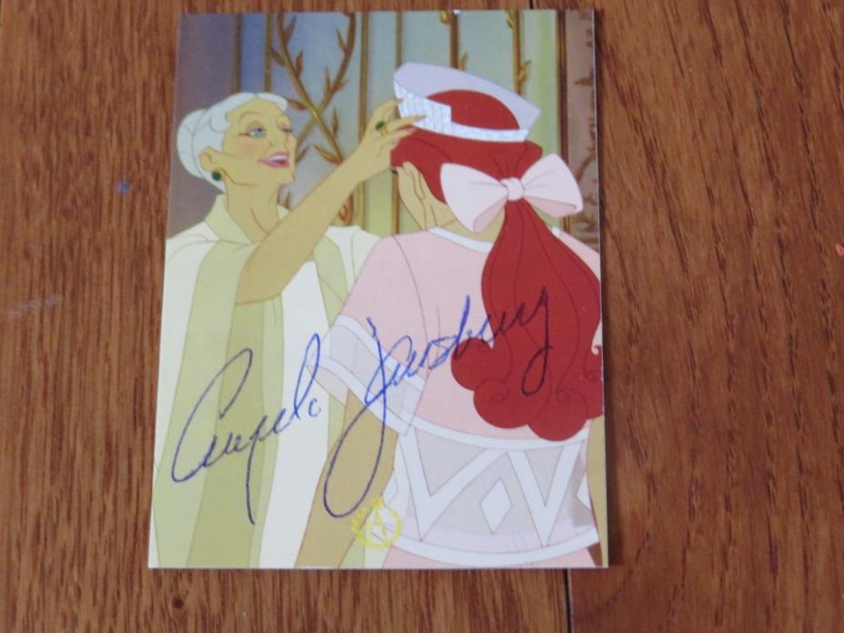 Angela Lansbury Autographed Anastasia Card Hand Signed