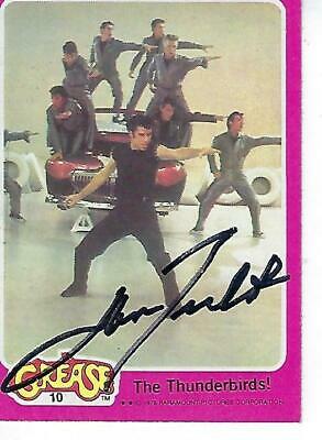 JOHN TRAVOLTA SIGNED 1978 TOPPS 