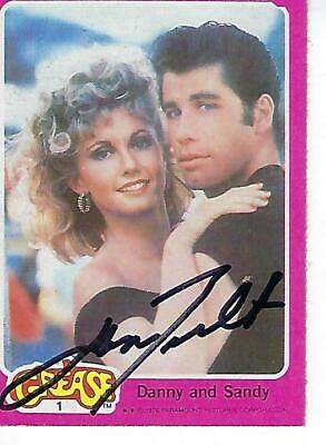 JOHN TRAVOLTA SIGNED 1978 TOPPS 