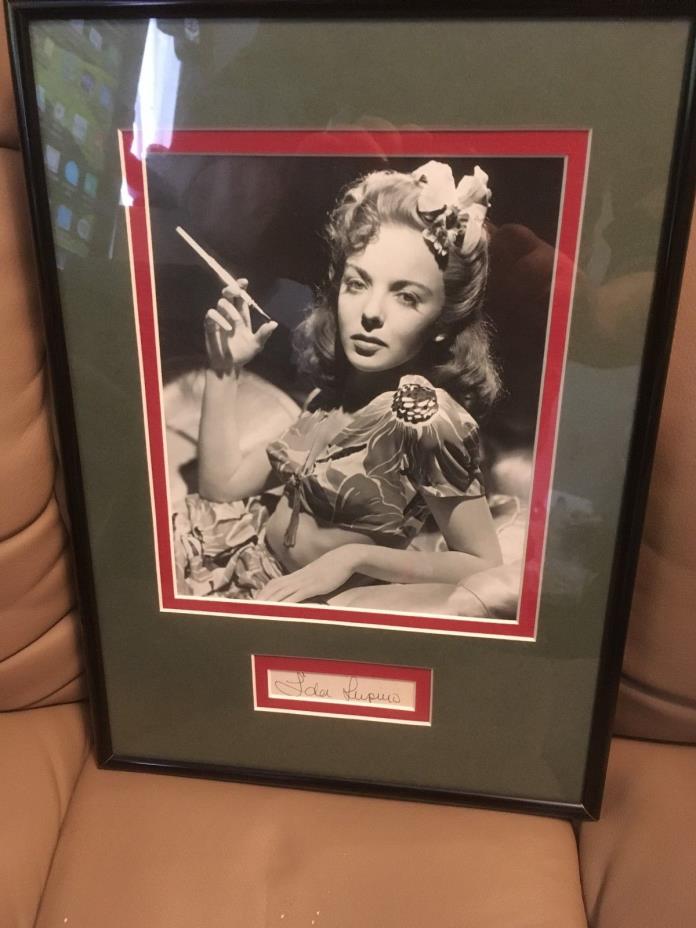 SIGNED CARD AND PICTURE IDA LUPINO Last Chance To Own This Collectible Item.