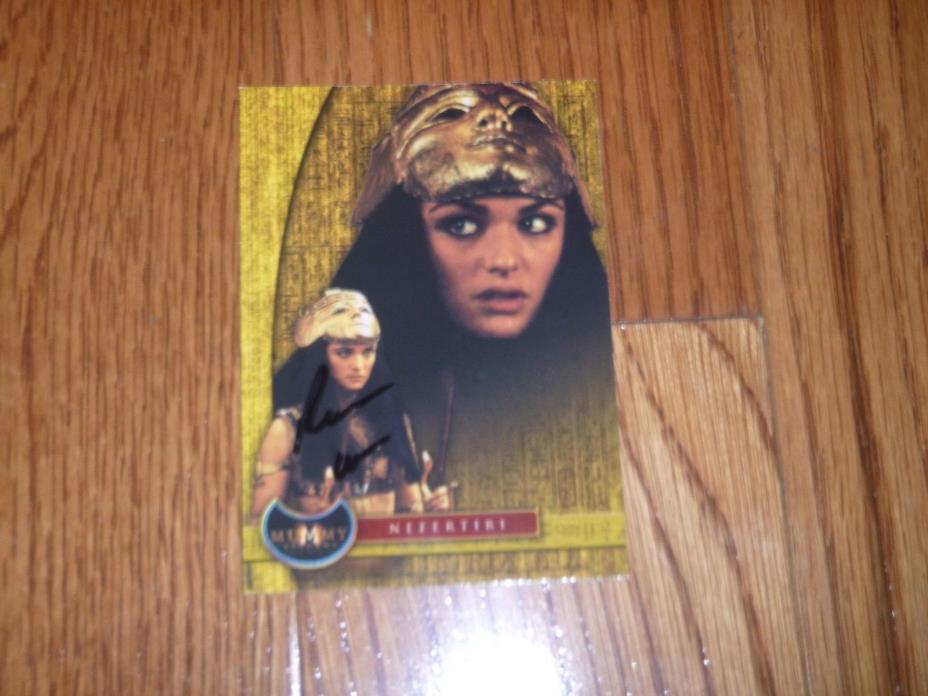 Rachel Weisz Autographed Mummy Card Hand Signed