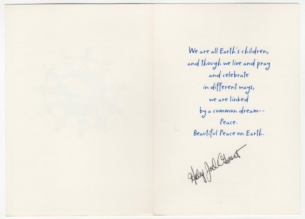 Haley Joel Osment signed autographed greeting card! RARE! Guaranteed Authentic!
