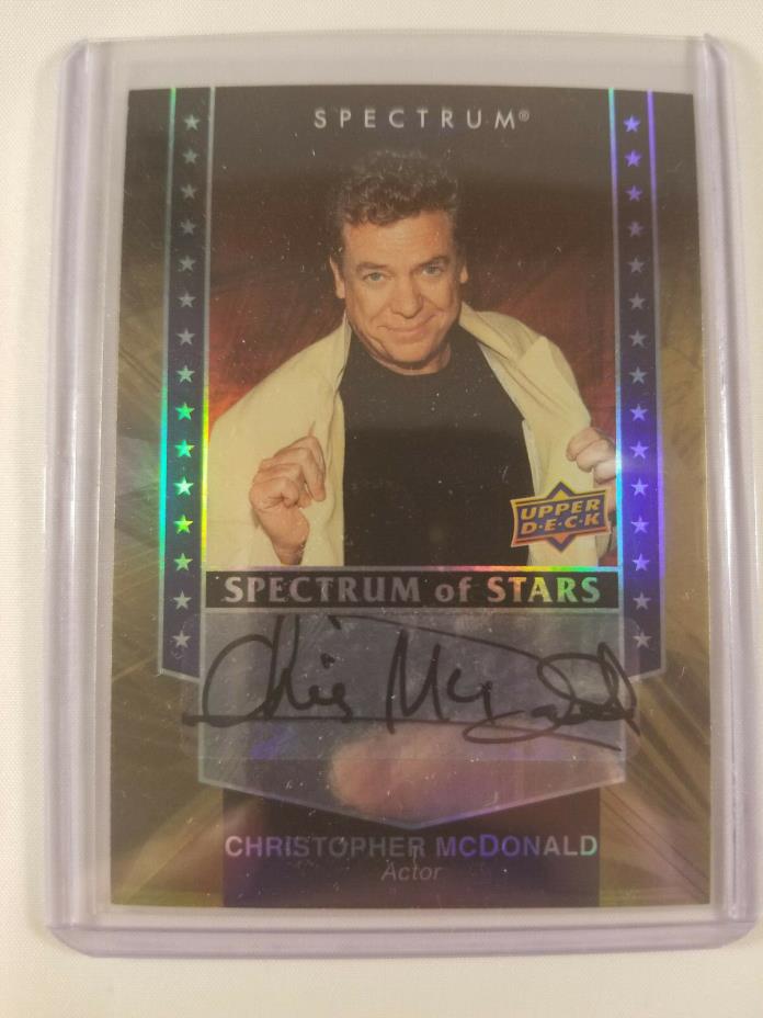 Christopher McDonald Autograph - Shooter McGavin - Spectrum Of The Stars