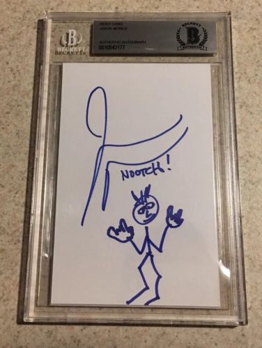 Jason Mewes Clerks Jay & Silent Bob Signed Hand Drawn Sketch Card 1/1 BAS 2