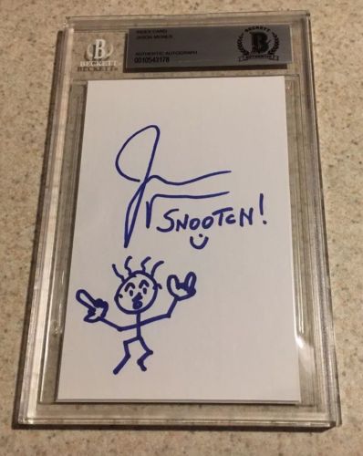 Jason Mewes Clerks Jay & Silent Bob Signed Hand Drawn Sketch Card 1/1 BAS 1