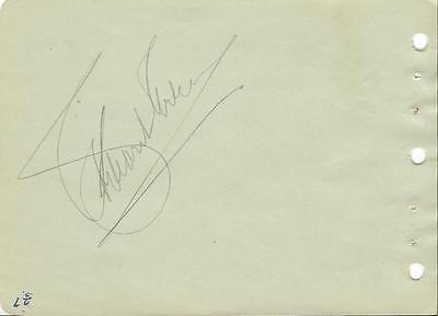 Richard Arlen Signed Vintage Album Page