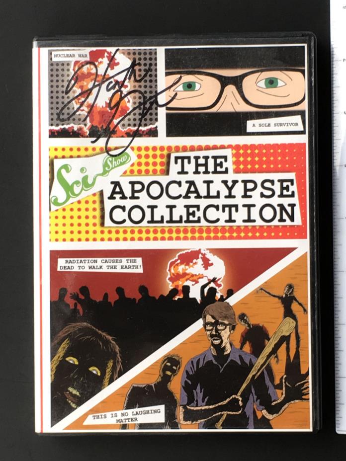 Rare HANK GREEN signed SCI SHOW DVD The Apocalypse Collection