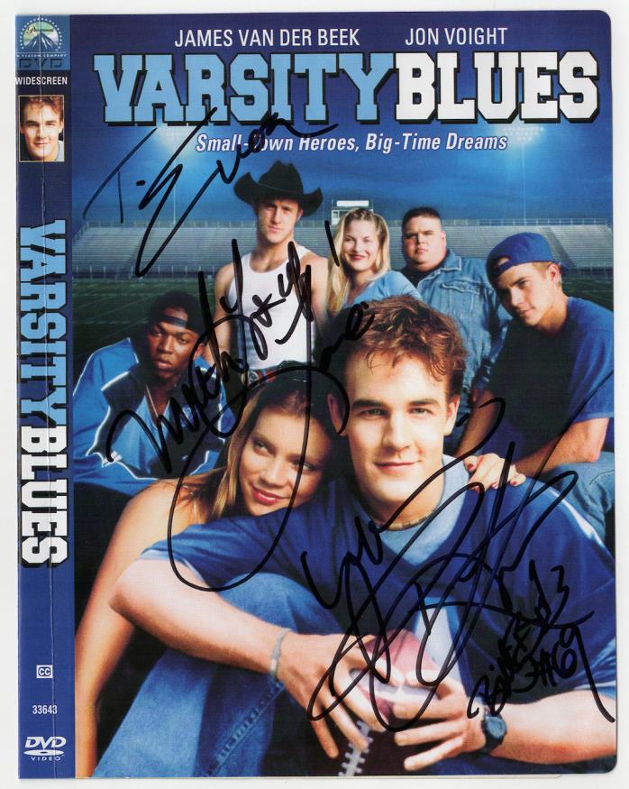 Ron Lester signed autographed Varsity Blues DVD Cover RARE! Guaranteed Authentic