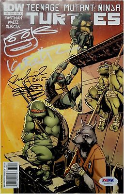 Peter Laird & Kevin Eastman Auto Teenage Mutant Ninja Turtles Comic TMNT PSA 59