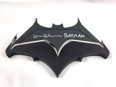 Val Kilmer Authentic Autograph Batman Batarang 1:1 Scale Replica Deluxe JSA 2