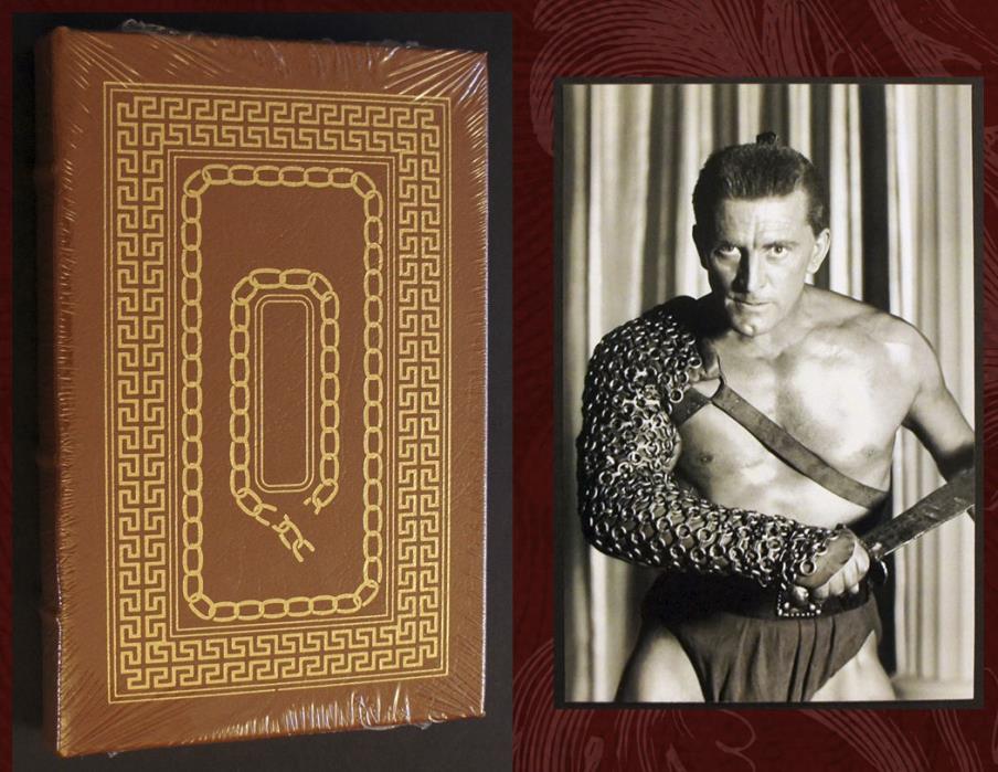 KIRK DOUGLAS SIGNED - I AM SPARTACUS, Easton Press Leather-Bound SEALED, Photo!