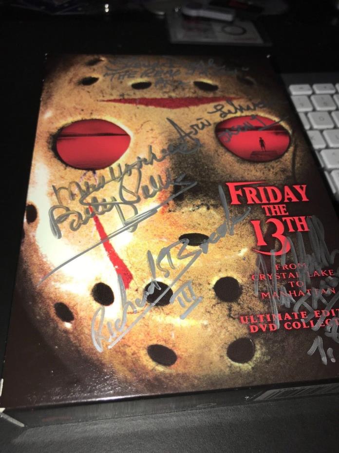 Friday the 13th DVD Collection autographed by Betsy Palmer Richard Booker