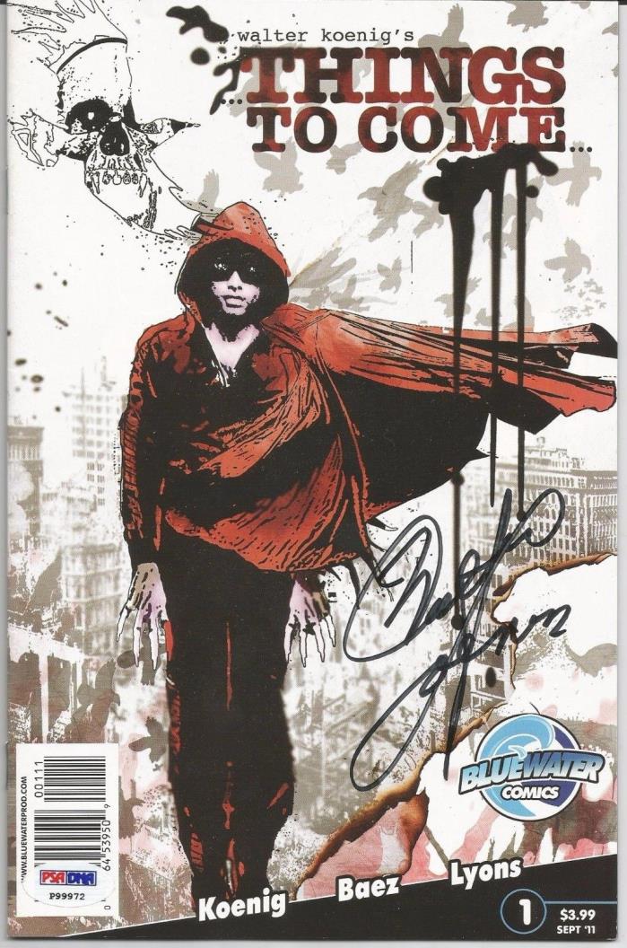 WALTER KOENIG AUTO AUTOGRAPH SIGNED THINGS TO COME COMIC BOOK PSA PSA/DNA