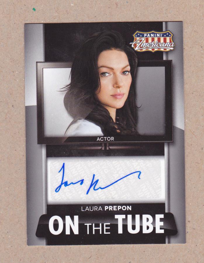 Laura Prepon signed 2015 Panini On The Tube certified card #MS-LP That 70's Show
