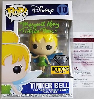 Margaret KERRY SIGNED Funko Pop Autograph DIAMOND TINKERBELL JSA COA 7 DISNEY HT