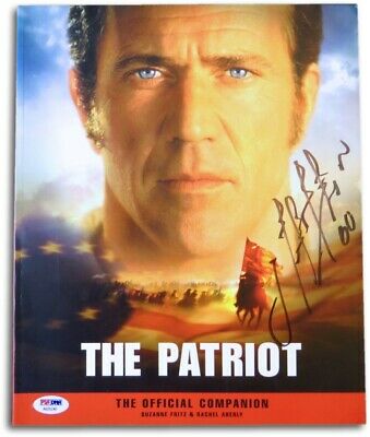 Mel Gibson Signed Autographed The Patriot Companion Book  PSA/DNA AB35240