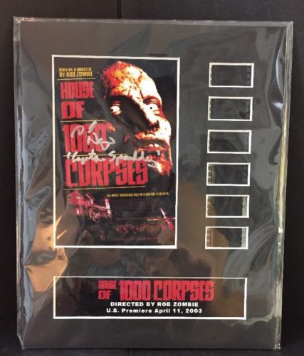 SID HAIG Signed~House of 1,000 Corpses Film Cells~Signed Captain Spaulding COA