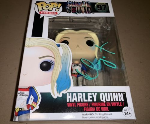 Margot Robbie Signed Funko Suicide Squad Harley Quinn
