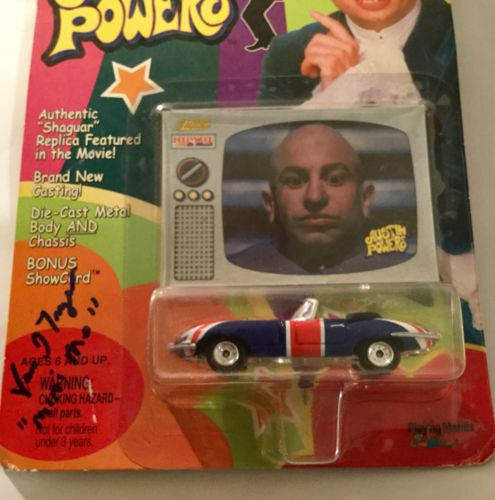 AUSTIN POWERS SHAGUAR JAGUAR XKE JOHNNY LIGHTNING* SIGNED BY VERN TROYER